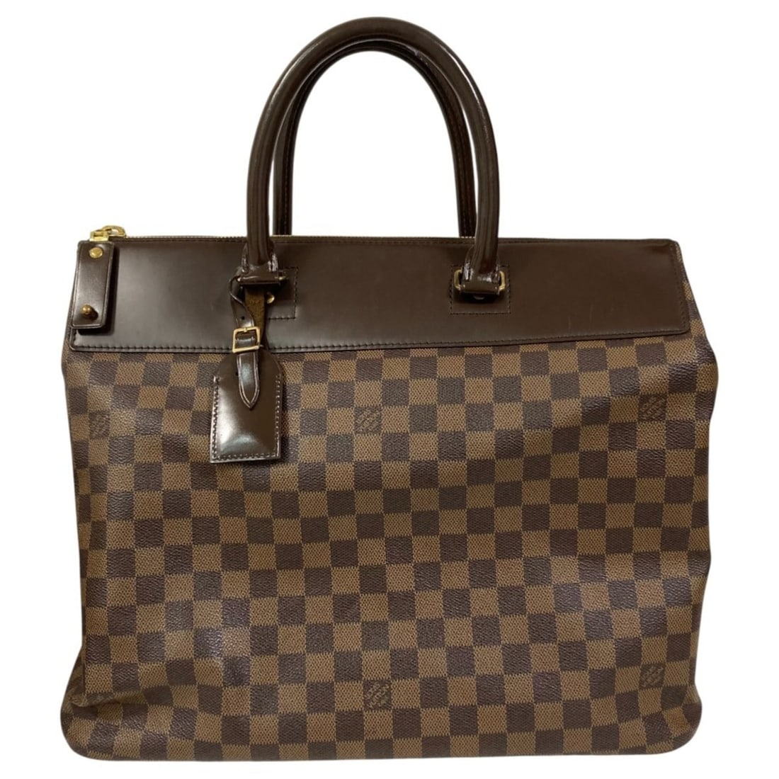LOUIS VUITTON Damier Greenwich PM Handbag N41165 Brown, Men's and Women's, Luxs, Pre-owned Brands: --- Catalog ---Category: SizeSize (HxWxD): 34cm x 39cm x 23cm / 13.38'' x 15.35'' x 9.05''Handle Length: 40cm / 15.74''Category: DesignType: HandbagColor: Brown, Damier CanvasGender: Men,Women,UnisexC