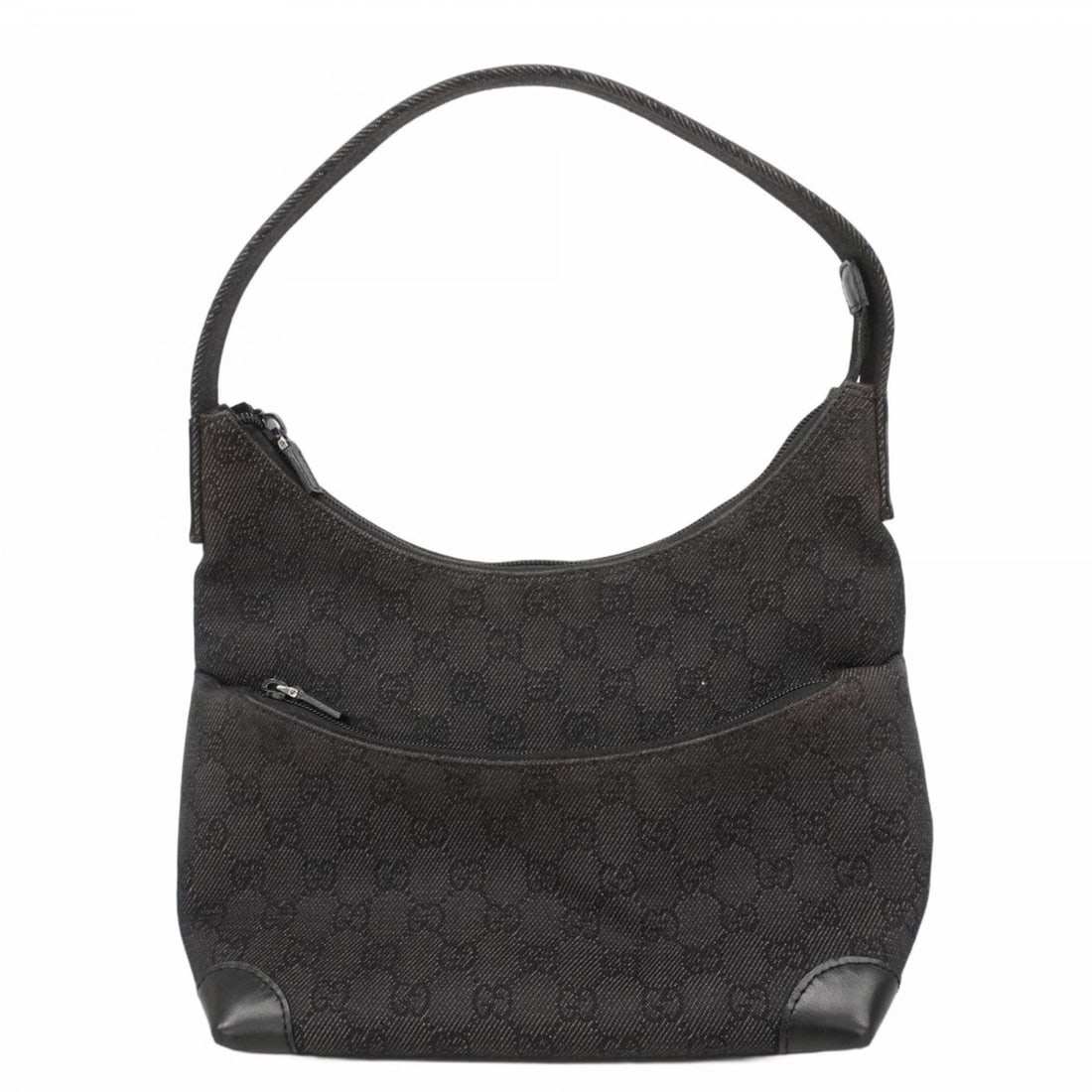 Gucci Shoulder Bag 105649 Denim Black Women's (1 of 13)