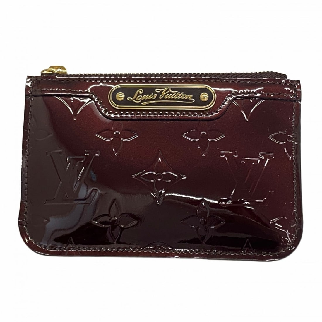 Louis Vuitton Vernis Pochette Cle NM M93557 Amaranth Women's Wallet/Coin Case: --- Catalog ---Category: SizeSize (HxWxD): 9cm x 13cm x 5.00mm / 3.54'' x 5.11'' x 0.19''Category: DesignType: Coin purse/coin caseColor: AmaranteGender: WomenCategory: GeneralMPN: M93557Brand: Louis