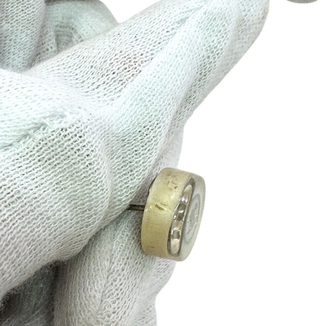 CHANEL Coco Mark Earrings in White - 6