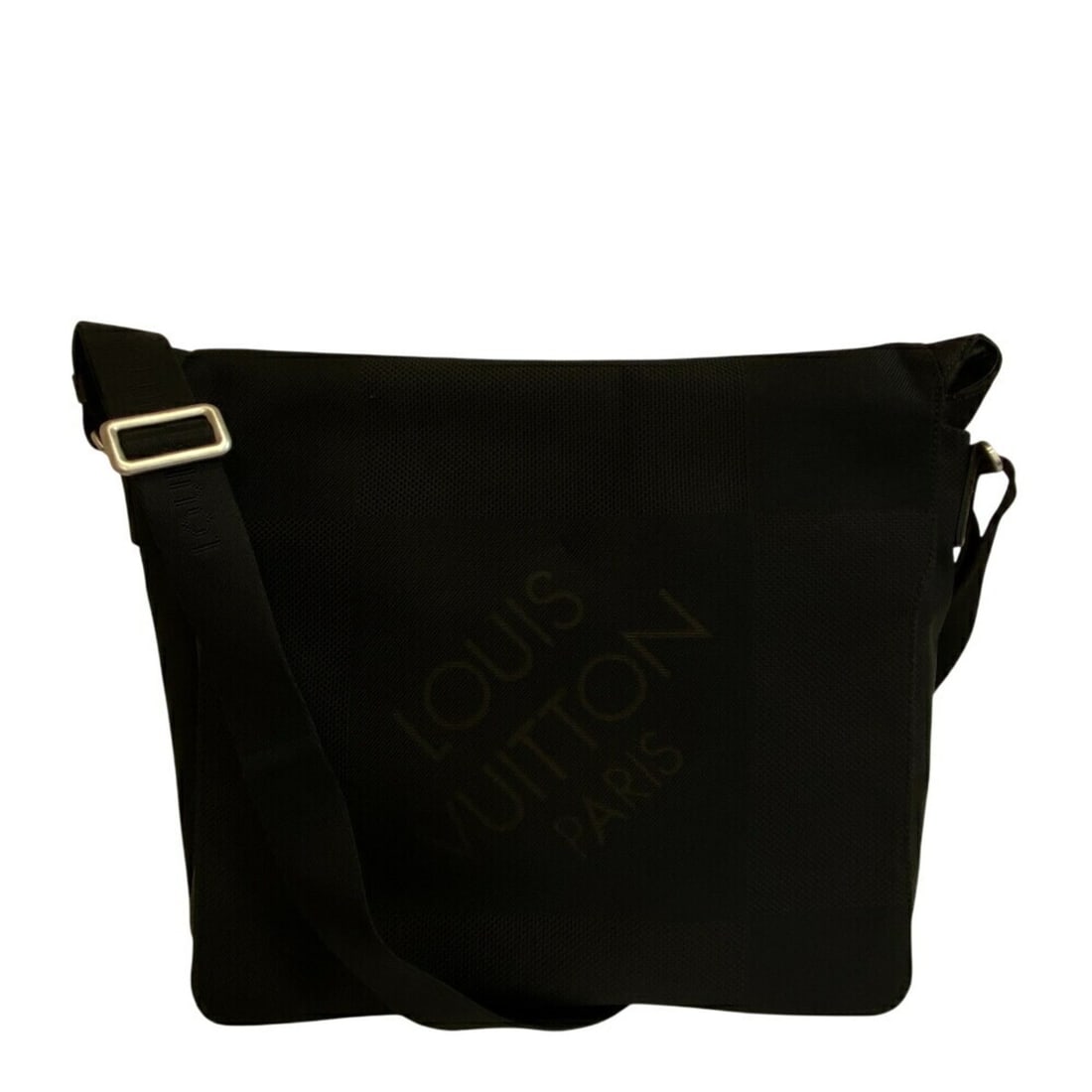 LOUIS VUITTON M93618 Petit Messager Bag Damier Geant Shoulder Black Men's (1 of 12)