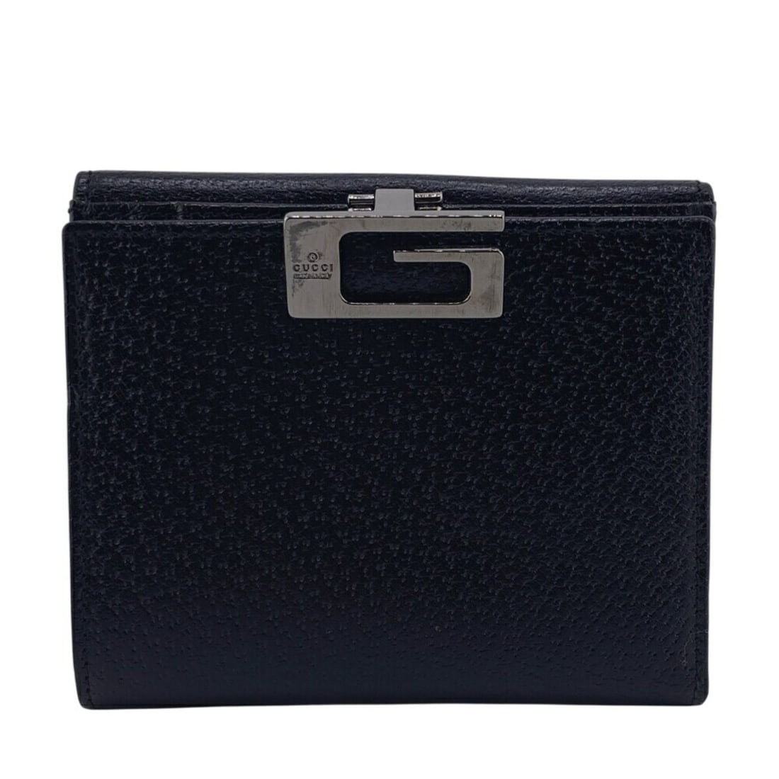 GUCCI 03504162095 GW G-Clip Bifold Wallet Black (1 of 13)