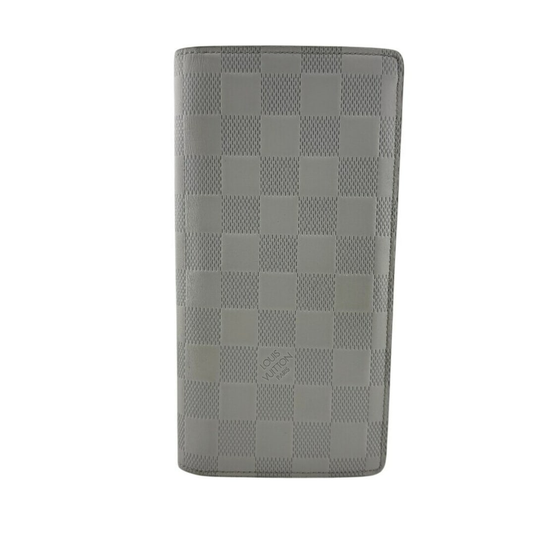 LOUIS VUITTON N60335 Portefeuille Brazza Damier Infini Long Wallet in White: --- Catalog ---Category: SizeSize (HxWxD): 19cm x 10cm x 2cm / 7.48'' x 3.93'' x 0.78''Category: DesignType: Long wallet (bi-fold)Color: WhiteGender: Women,MenMaterial: Damier Infini , Leather