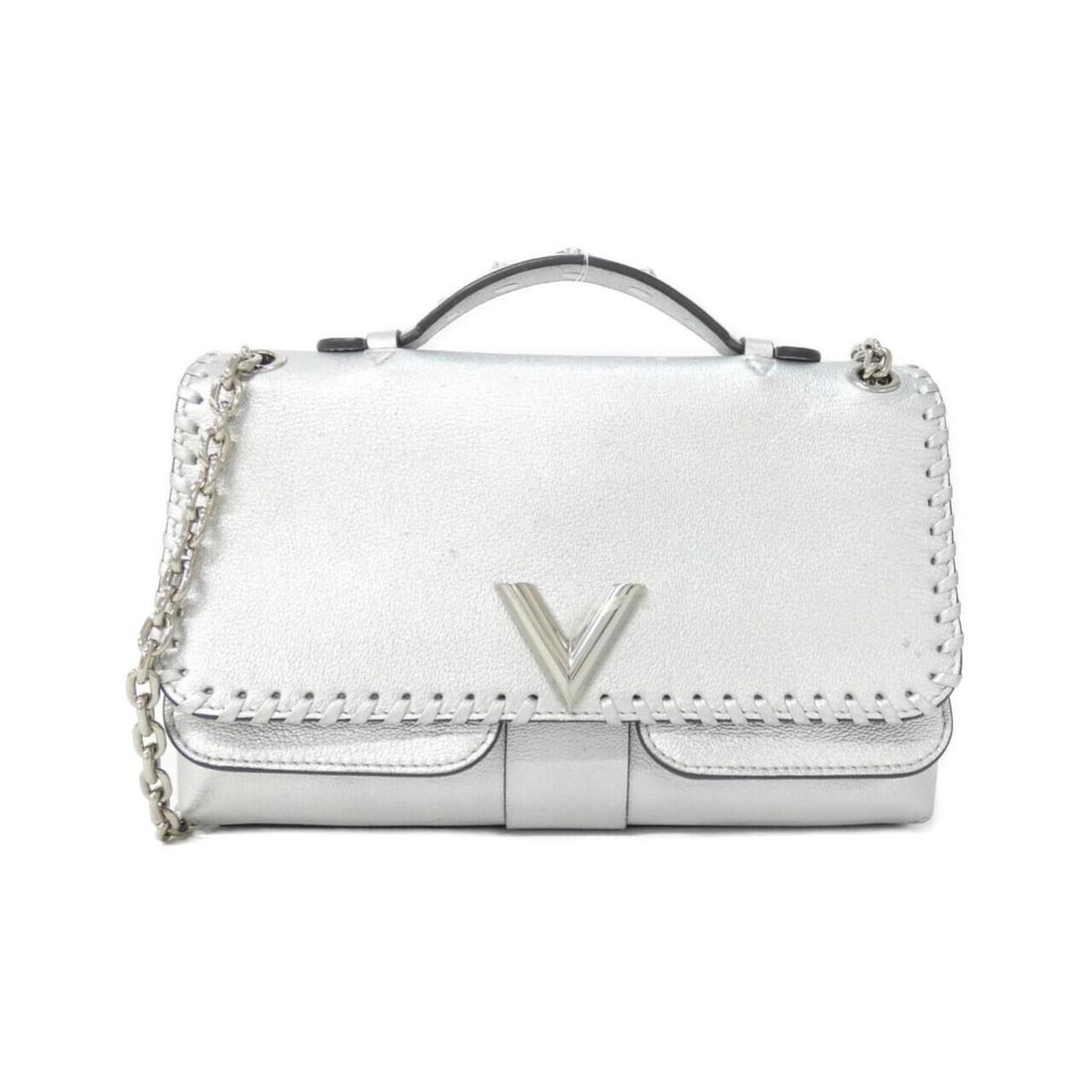 Louis Vuitton Very Chain Handbag M43201 Shoulder Bag: --- Catalog ---Category: SizeSize (HxWxD): 15cm x 25cm x 9cm / 5.9'' x 9.84'' x 3.54''Category: DesignType: Handbag, Shoulder bagColor: SilverGender: WomenMaterial: Leather Hardware Color: