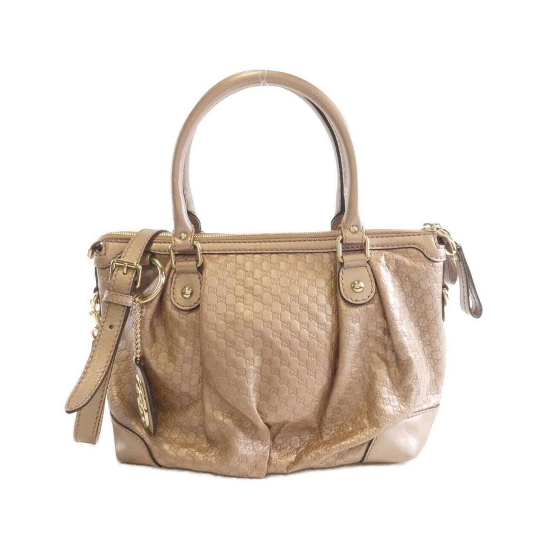 Gucci 247902 handbag: --- Catalog ---Category: SizeSize (HxWxD): 20cm x 30cm x 13cm / 7.87'' x 11.81'' x 5.11''Category: DesignType: HandbagColor: Light pinkGender: WomenMaterial: Leather Hardware Color: GoldCategory: Gene