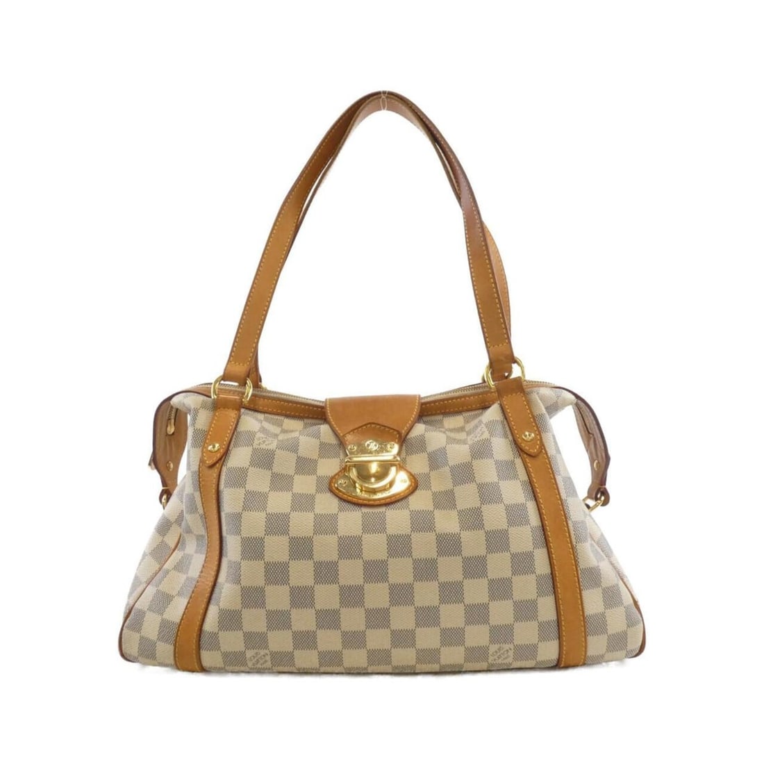 Louis Vuitton Damier Azur Stresa PM N42220 Shoulder Bag: --- Catalog ---Category: SizeSize (HxWxD): 23cm x 39cm x 14cm / 9.05'' x 15.35'' x 5.51''Category: DesignType: Shoulder bagColor: AzurGender: WomenMaterial: Coated canvas Hardware Color: