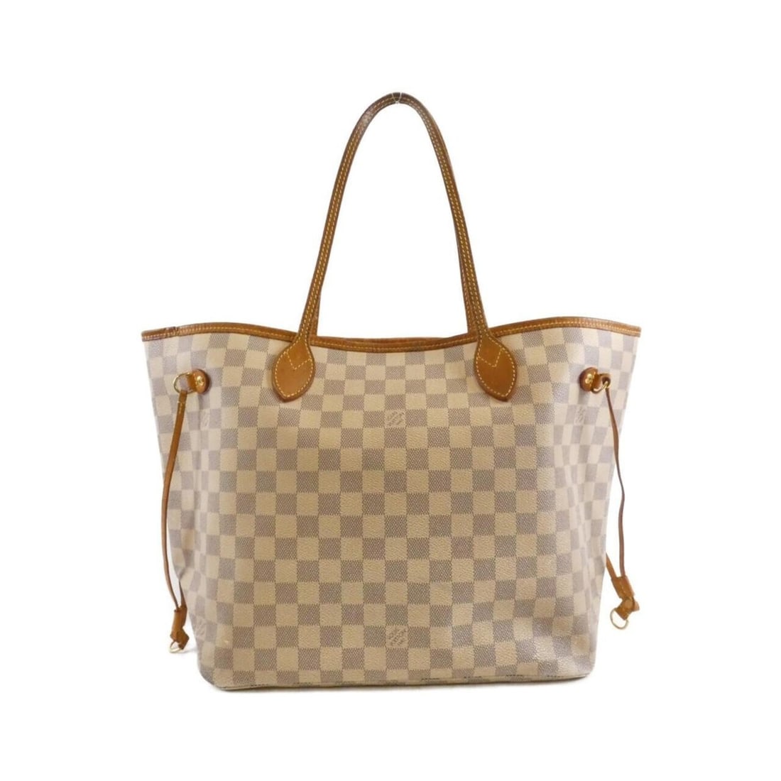 Louis Vuitton Damier Azur Neverfull MM N51107 Handbag: --- Catalog ---Category: SizeSize (HxWxD): 29cm x 46cm x 15cm / 11.41'' x 18.11'' x 5.9''Category: DesignType: HandbagColor: AzurGender: Men,WomenMaterial: Coated canvas Hardware Color: GoldCategory:
