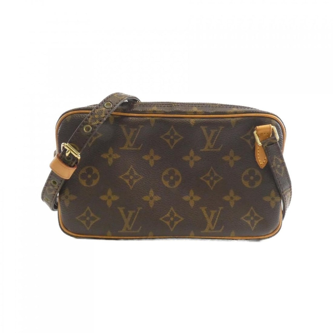 Louis Vuitton Monogram Marly Bandouliere Shoulder Bag M51828: --- Catalog ---Category: SizeSize (HxWxD): 12cm x 22cm x 4cm / 4.72'' x 8.66'' x 1.57''Category: DesignType: Shoulder bagColor: MarronGender: WomenMaterial: Coated canvas Hardware Color: