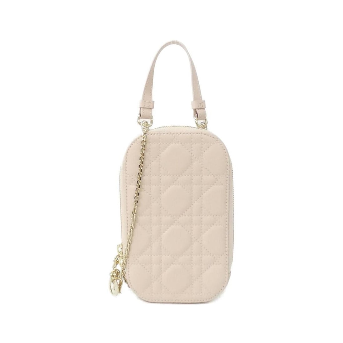 Christian Dior Lady Phone Holder S0872ONMJ Case: --- Catalog ---Category: DesignType: OthersColor: PinkGender: WomenMaterial: Leather Leather/Fur Type: Lamb leatherCategory: GeneralMPN: S0872ONMJBrand: Christian DiorCategory: Physical