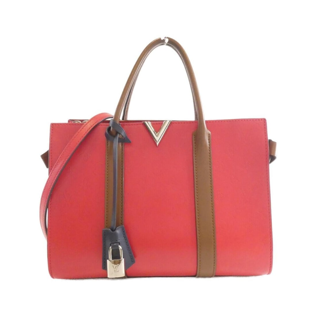 Louis Vuitton Very Tote M42889 Handbag: --- Catalog ---Category: SizeSize (HxWxD): 23cm x 30cm x 12cm / 9.05'' x 11.81'' x 4.72''Category: DesignType: HandbagColor: Rubis NoisetteGender: WomenMaterial: Leather Hardware Color: