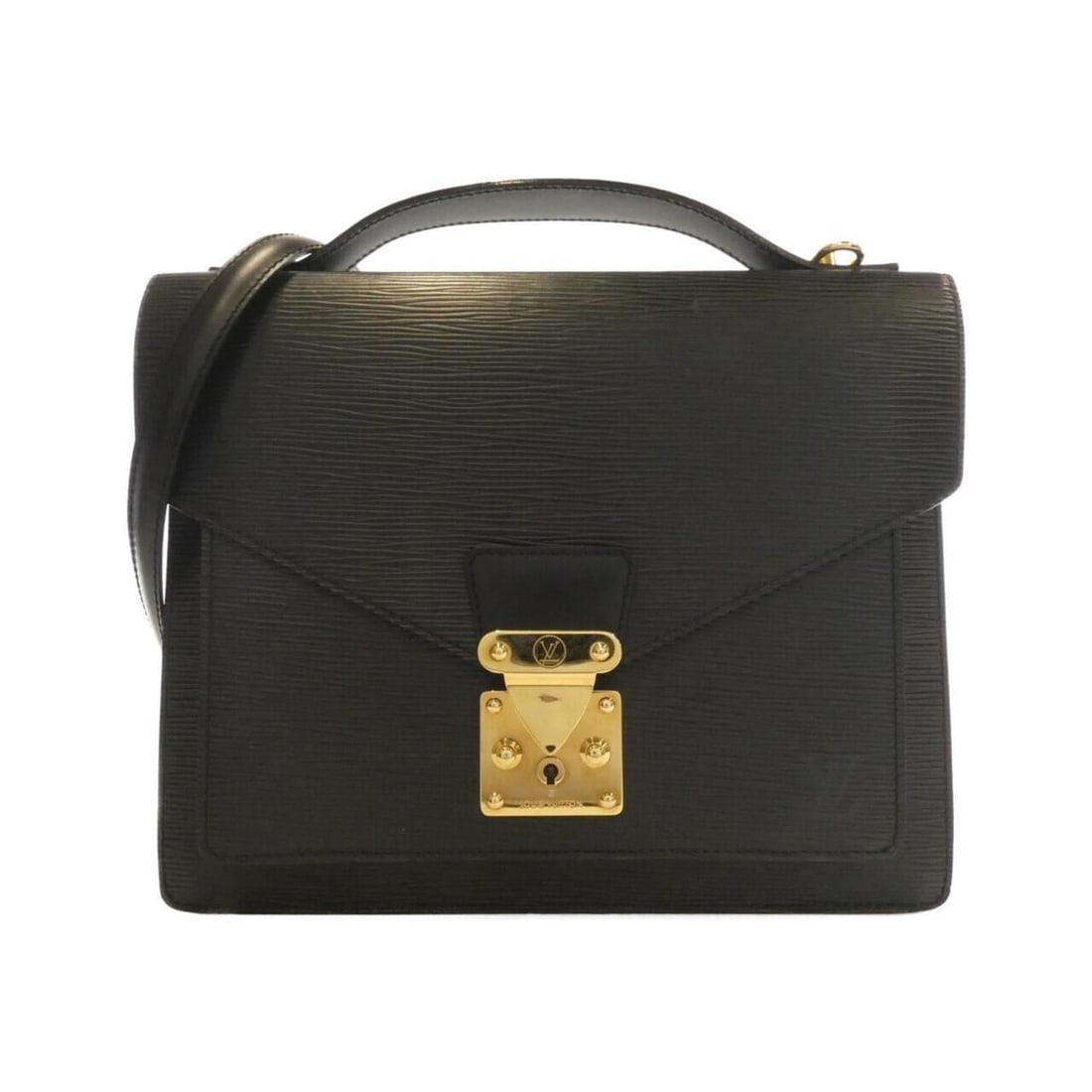 Louis Vuitton Epi Monceau 28cm M52122 Handbag: --- Catalog ---Category: SizeSize (HxWxD): 22cm x 28cm x 5cm / 8.66'' x 11.02'' x 1.96''Category: DesignType: HandbagColor: BlackGender: WomenMaterial: Leather Leather/Fur Type: CalfskinCategory: