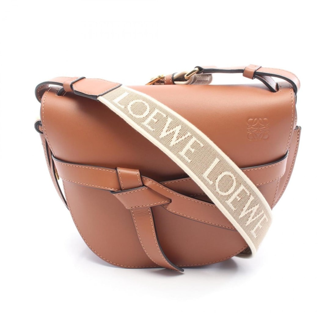 LOEWE Gate Bag, Small Shoulder Bag/Handbag, Leather, Women's, Brown, A650T20 (1 of 13)