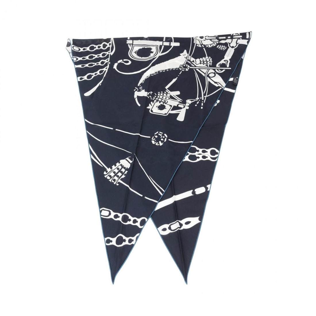 Hermes Hermès Rosange GM Scarf, Cotton, Women's, Navy and White: --- Catalog ---Category: SizeSize (LxW): 1.89m x 74cm / 74.4'' x 29.13''Category: DesignType: ScarfColor: Navy, WhiteGender: WomenMaterial: Cotton Category: GeneralBrand: Hermes--- Item List