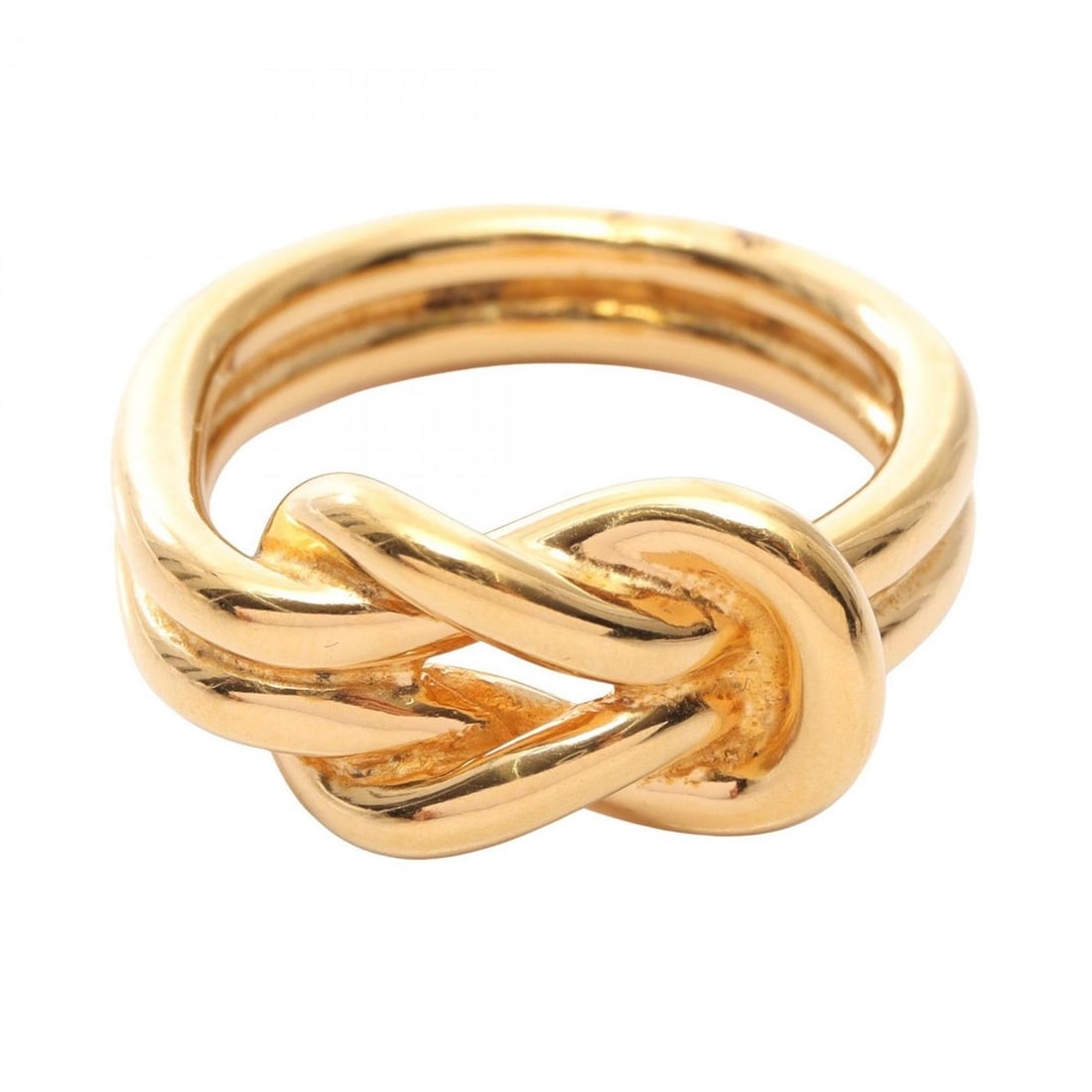 Hermes Hermès Atame Scarf Muffler Ring Accessory GP Women's Gold (1 of 13)