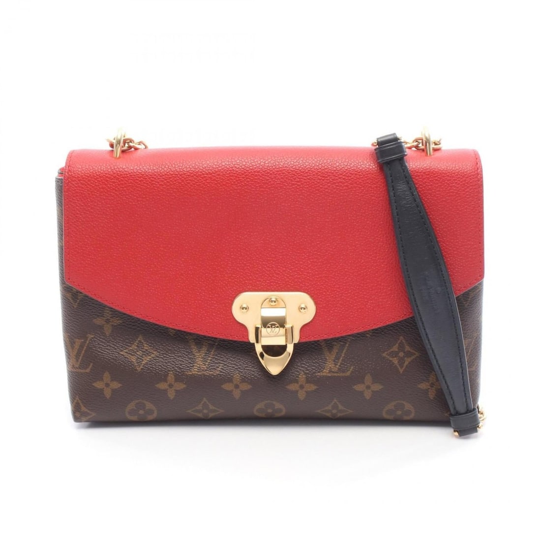 Louis Vuitton Saint Placide Shoulder Bag/Handbag in Coated Canvas and Leather with Monogram Design, (1 of 8)