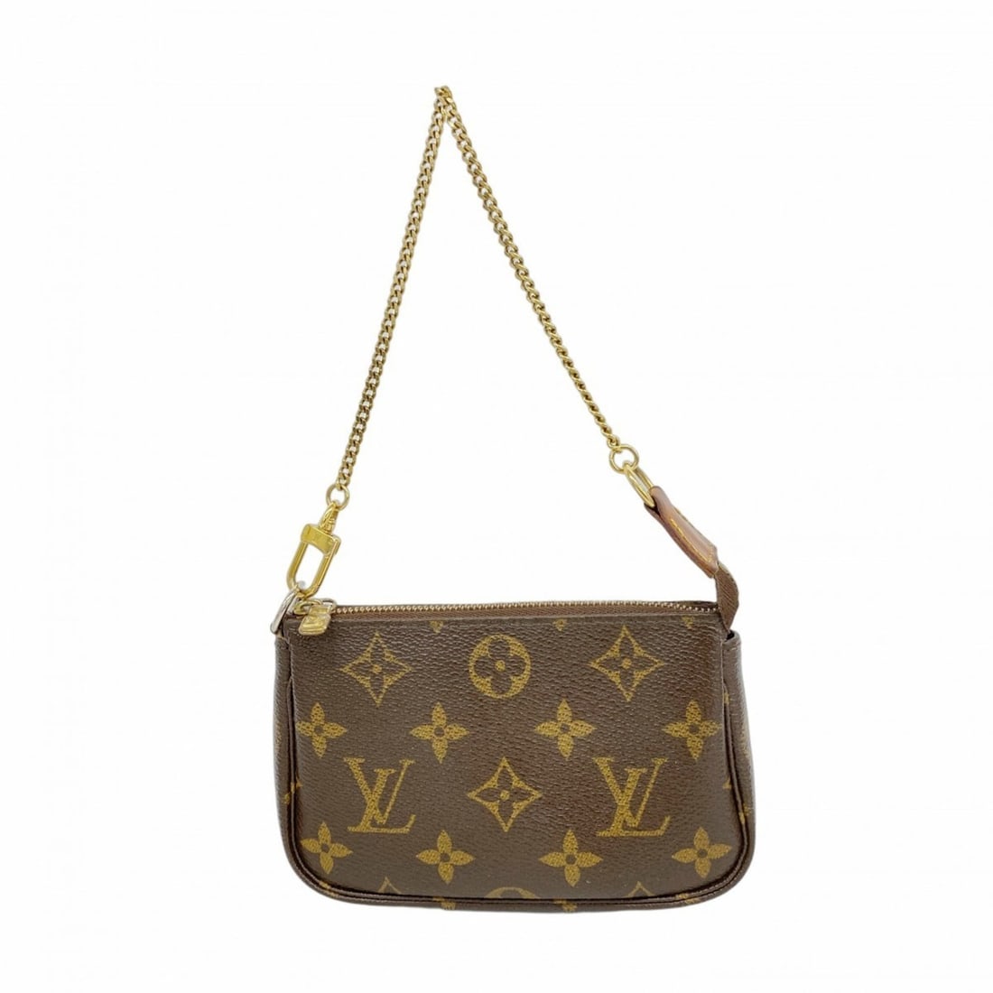 Louis Vuitton Monogram Mini Pochette Accessoires M58009 Brown Women's Bag/Pouch (1 of 12)