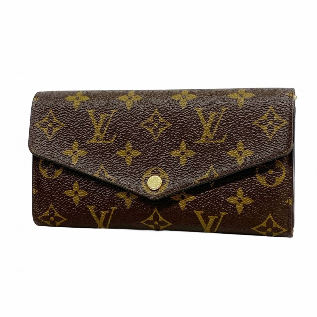 Louis Vuitton Monogram Portefeuille Sarah NM M60531 Long Wallet, Brown, Women's (1 of 13)