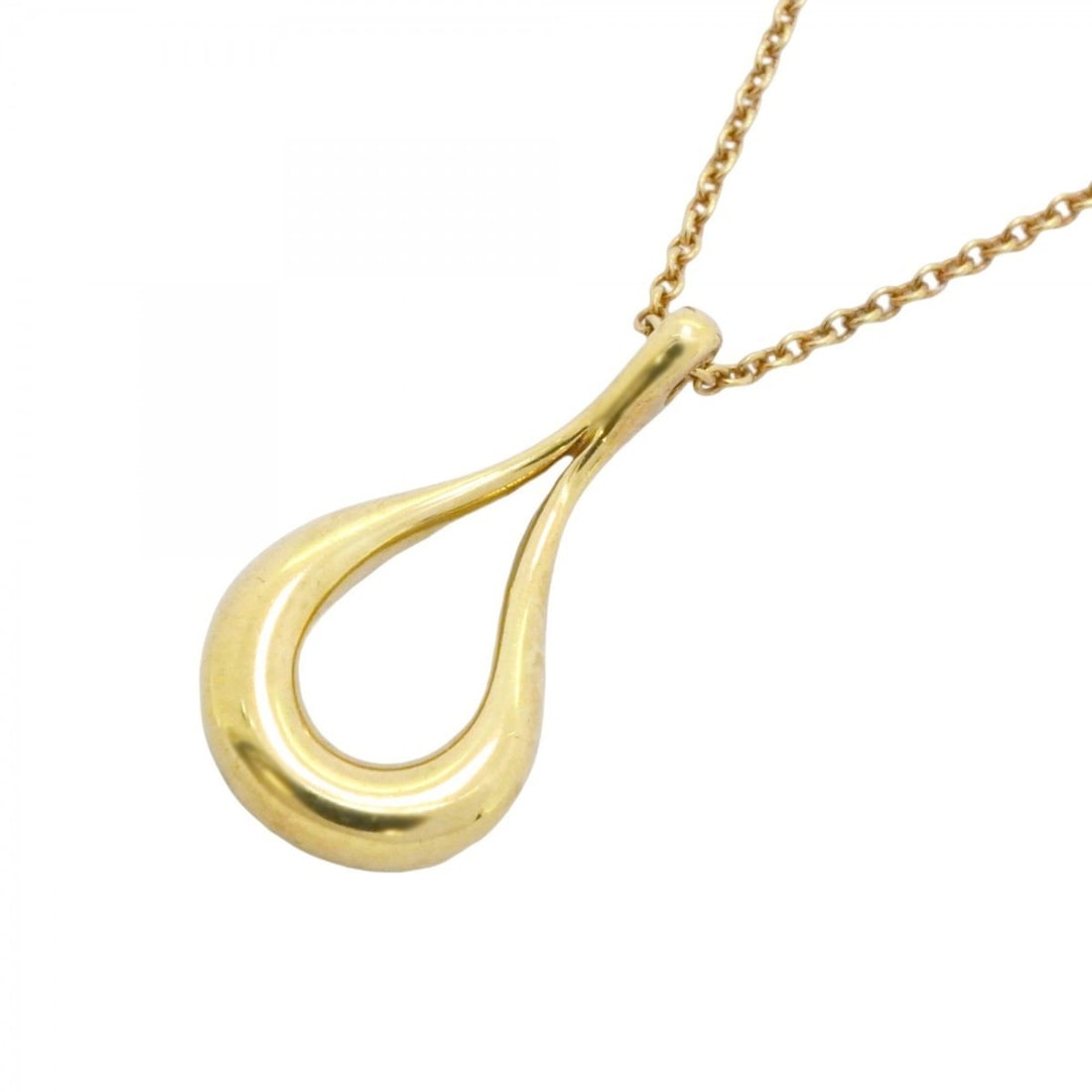 Tiffany Teardrop Necklace in 18KYG Yellow Gold for Women: --- Catalog ---Category: SizePendant Size: 19.6mm x 10.1mm / 0.77'' x 0.39''Neck Circumference: 40.5 cm / 15.94''Category: DesignGender: WomenMaterial: Yellow gold (18K)Necklace Type: NecklaceCategory