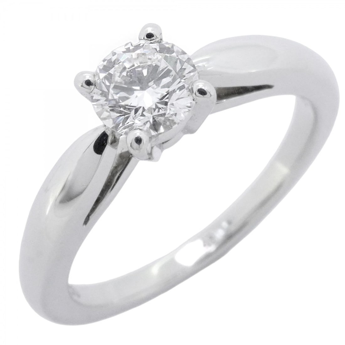 Van Cleef & Arpels Bonheur 1PD Pt950 Platinum Diamond Ring #48 Women's: --- Catalog ---Category: SizeUS Size: 4.5Brand Size: 48Category: DesignType: Band ringStone: DiamondGender: WomenMaterial: Platinum 950Category: GeneralBrand: Van Cleef & Arpels--- Item List ---Sectio