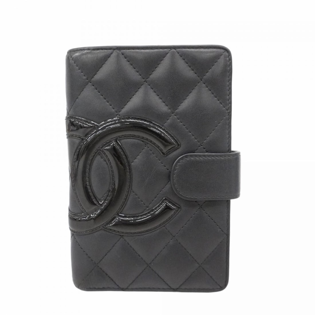Chanel Cambon Wallet, Black Lambskin, Women's (1 of 18)