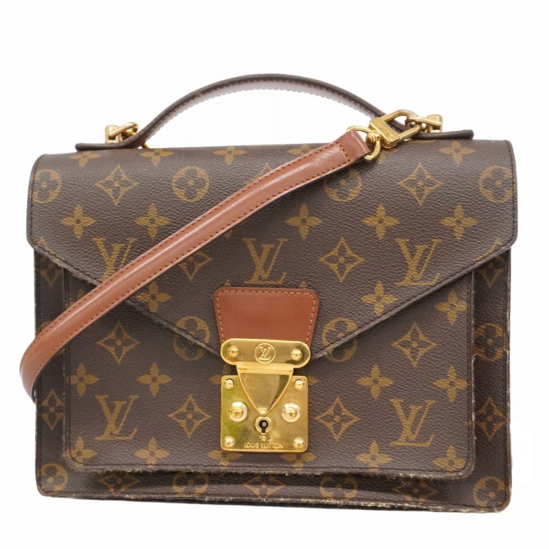 Louis Vuitton Monogram Monceau 26 Handbag M51187 Brown 2-Way Bag for Women (1 of 20)