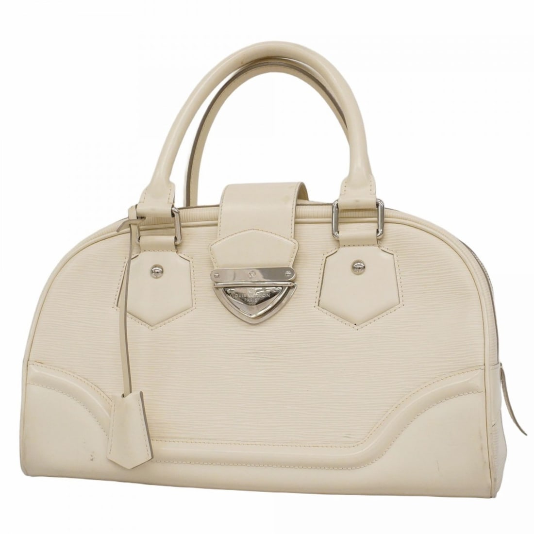 Louis Vuitton Epi Leather Montaigne GM Handbag M5931J White/Yellow for Women: --- Catalog ---Category: SizeSize (HxWxD): 22.5cm x 37.5cm x 17cm / 8.85'' x 14.76'' x 6.69''Category: DesignType: HandbagColor: LV Off WhiteGender: WomenCategory: GeneralMPN: M5931JBrand: Louis Vuitt