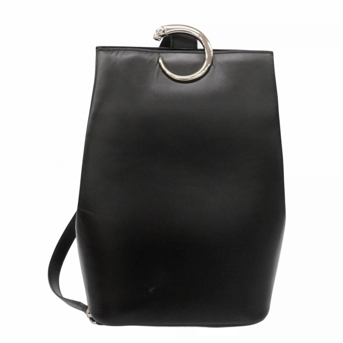 Cartier Panther Shoulder Bag in Black Leather for Women: --- Catalog ---Category: SizeSize (HxWxD): 30cm x 20cm x 14cm / 11.81'' x 7.87'' x 5.51''Category: DesignType: Shoulder bagColor: BlackGender: WomenMaterial: Leather Hardware Color: SilverCategory: Ge