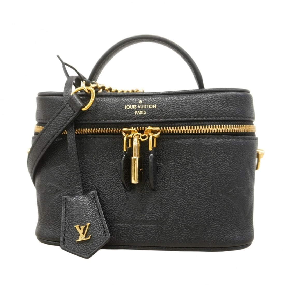 Louis Vuitton Monogram Empreinte Vanity PM Bag M45598 Noir 2-Way for Women (1 of 12)