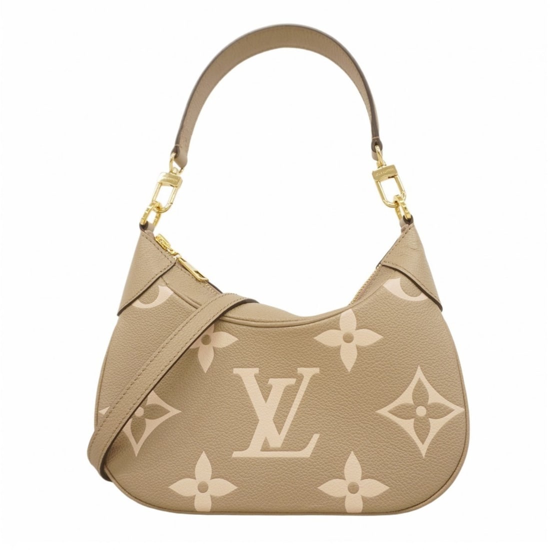 Louis Vuitton Monogram Empreinte Bicolor Bagatelle NM M46112 Tourterelle Creme 2-Way Handbag for (1 of 10)