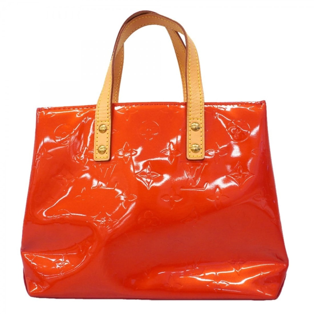 Louis Vuitton Vernis Reed PM Handbag M91088 Rouge Women's (1 of 10)