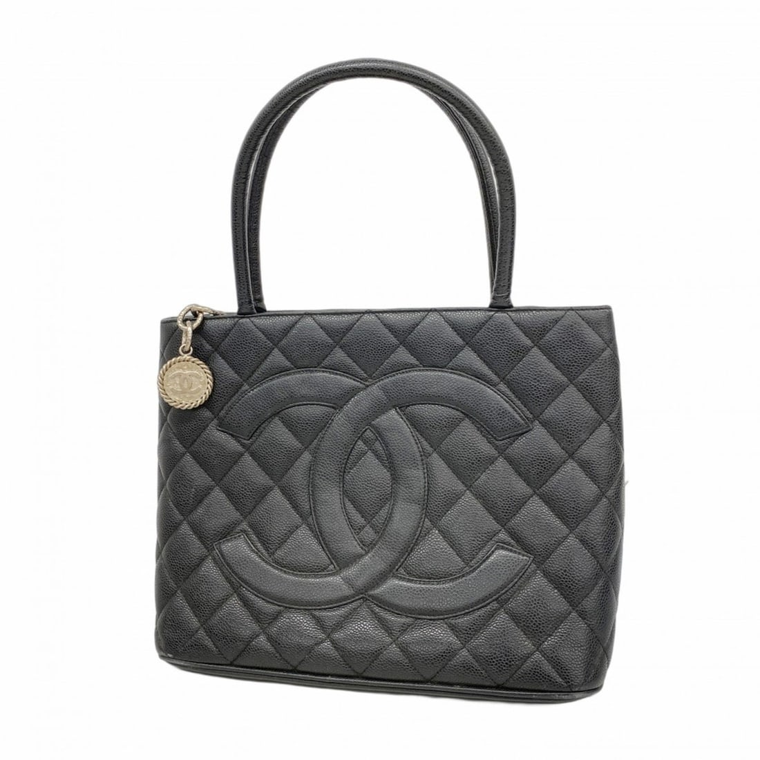 Chanel Reissue Tote Bag, Caviar Skin, Black, Women's: --- Catalog ---Category: SizeSize (HxWxD): 25cm x 29.5cm x 14cm / 9.84'' x 11.61'' x 5.51''Category: DesignType: Tote bagColor: BlackGender: WomenMaterial: Grained Calfskin Hardware Color: SilverCateg