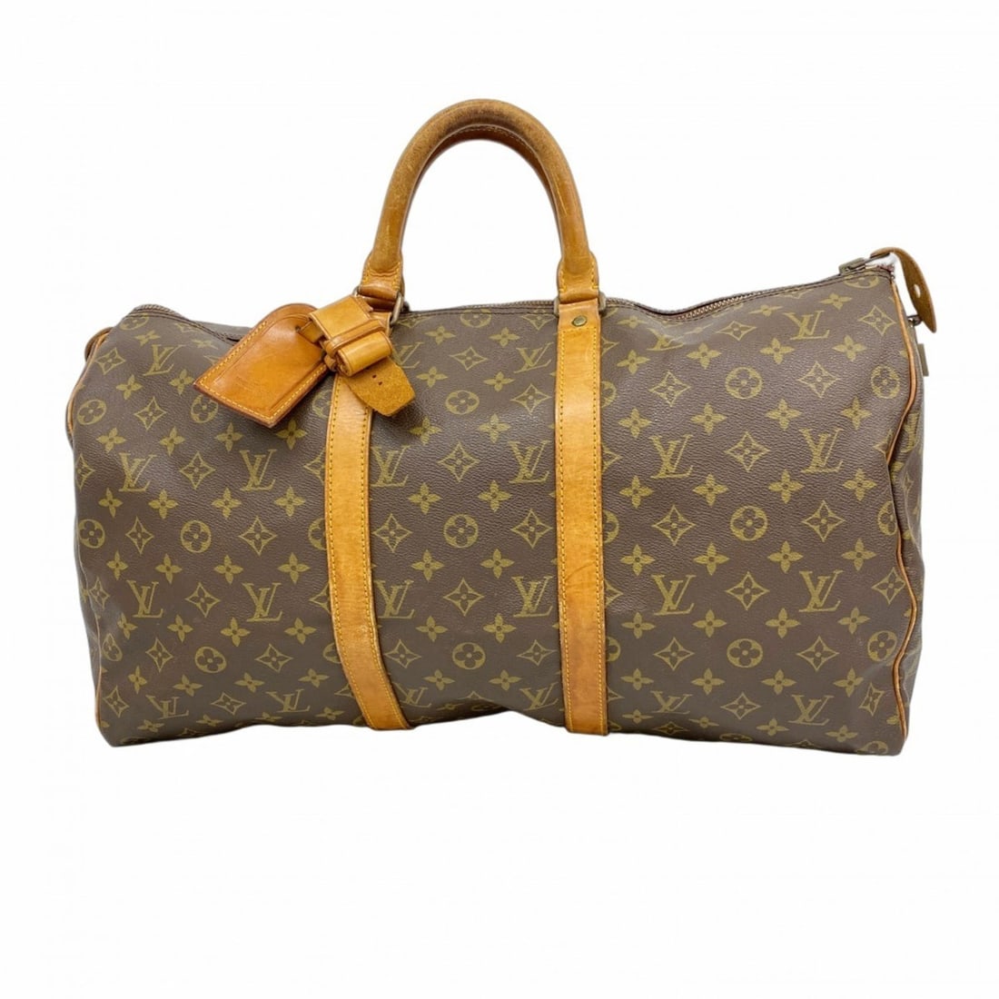 Louis Vuitton Monogram Keepall 50 Boston Bag M41426 Brown Men's and Women's (1 of 12)