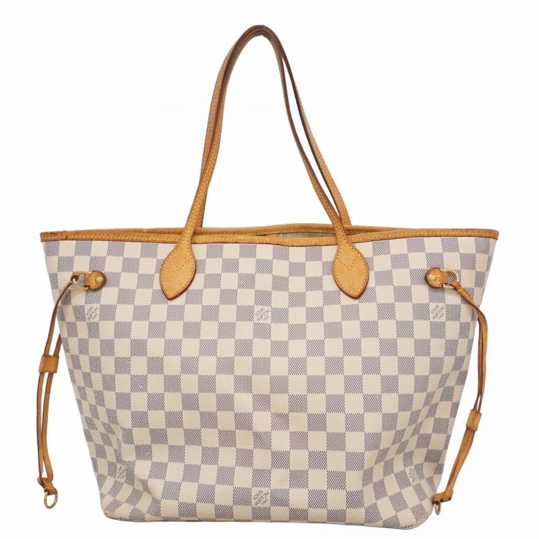 Louis Vuitton Damier Azur Neverfull MM Tote Bag N51107 White Women's: --- Catalog ---Category: SizeSize (HxWxD): 29cm x 32.5cm x 16cm / 11.41'' x 12.79'' x 6.29''Category: DesignType: Tote bagColor: WhiteGender: WomenCategory: GeneralMPN: N51107Brand: Louis Vuitton--- I