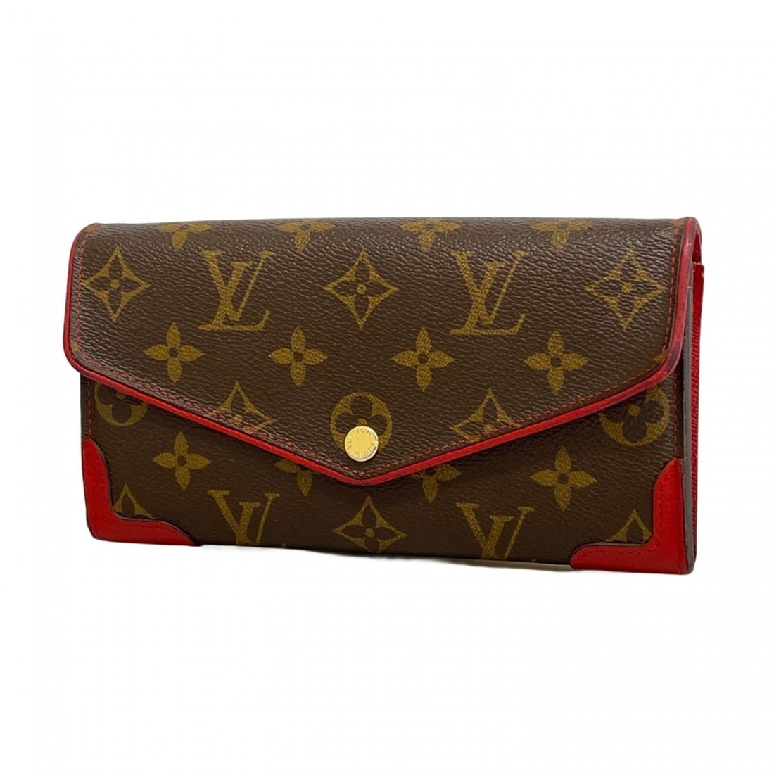 Louis Vuitton Monogram Retiro Portefeuille Sarah Long Wallet M41951 Brown, Women's (1 of 15)
