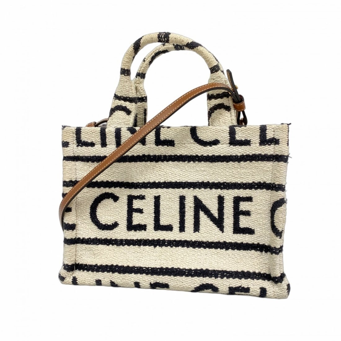Celine handbag canvas ivory black brown 2-way bag for women: --- Catalog ---Category: SizeSize (HxWxD): 19cm x 26.5cm x 13cm / 7.48'' x 10.43'' x 5.11''Category: DesignType: HandbagColor: Black, Brown, IvoryGender: WomenMaterial: Canvas Hardware Color: GoldCate