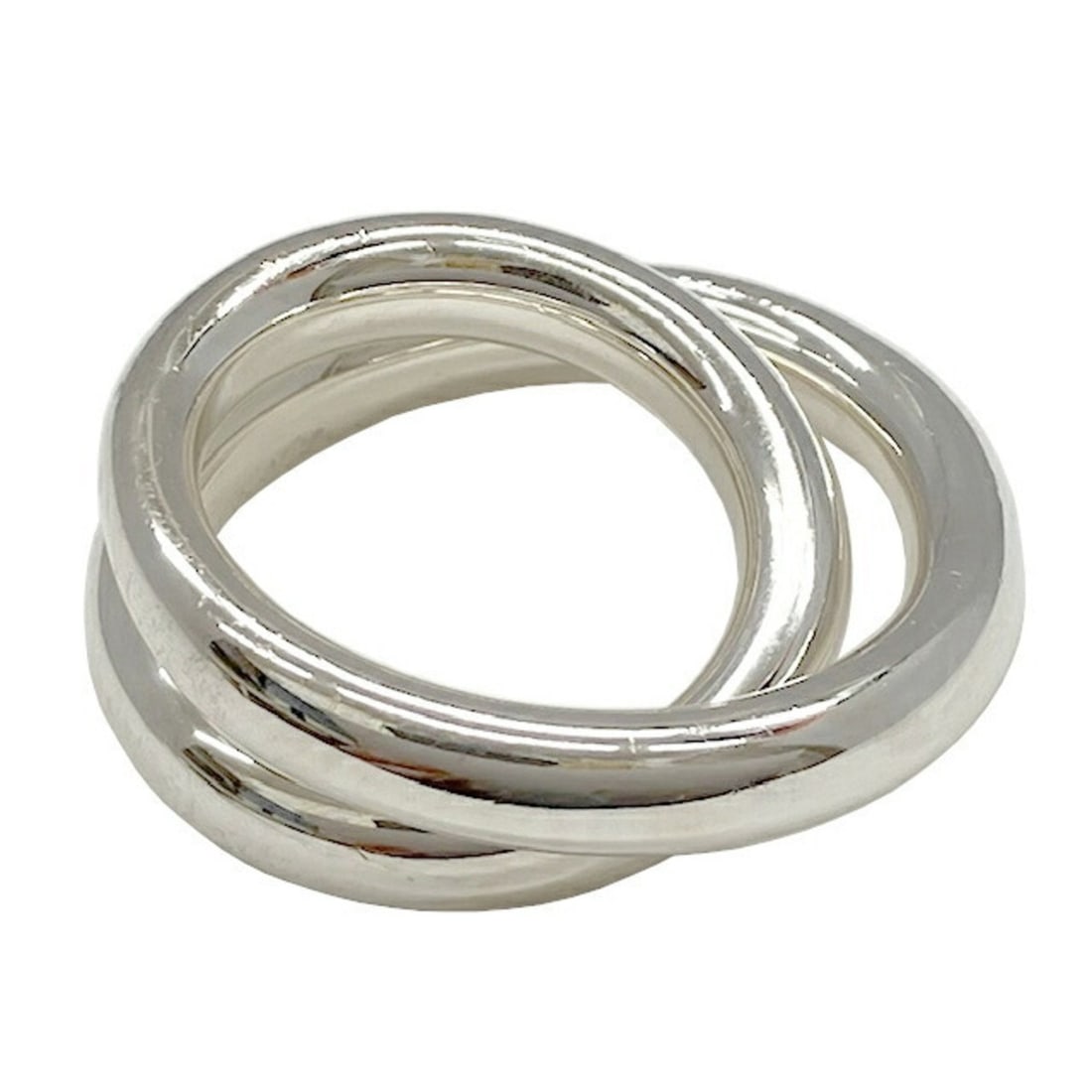 HERMES Vertige Ring, Size 50, 15.2g, SV925 Silver, for Men and Women: --- Catalog ---Category: SizeUS Size: 5.5Brand Size: 50Category: DesignType: Band ringColor: SilverGender: Men,WomenMaterial: Silver 925Category: GeneralBrand: Hermes--- Item List ---Section: Conditio