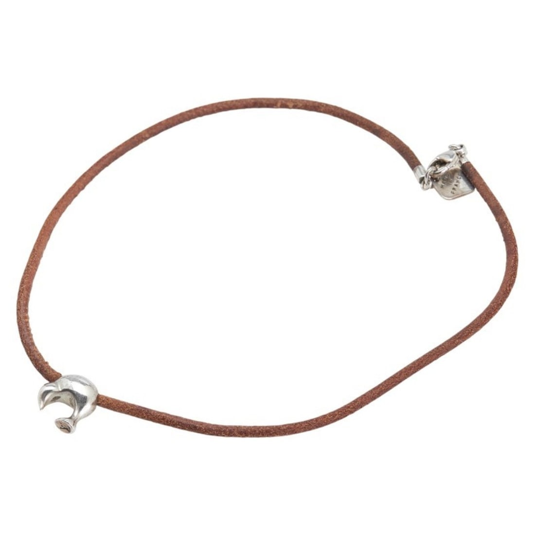 Louis Vuitton Cup 2003 Limited Edition Kiwi Choker in Silver and Brown SV925 Leather for Women (1 of 10)