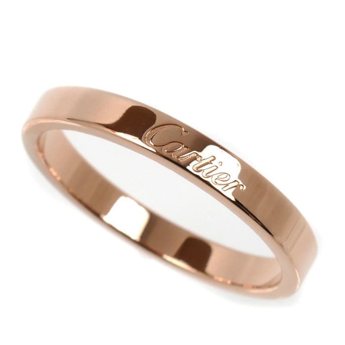 CARTIER Cartier 18KPG Pink Gold Wedding Ring B4087261 61 4.3g Men's: --- Catalog ---Category: SizeUS Size: 10Brand Size: 60.5Category: DesignType: Band ringGender: MenMaterial: Pink gold (18K)Category: GeneralBrand: CartierCountry of Origin: France--- Item List ---Sect