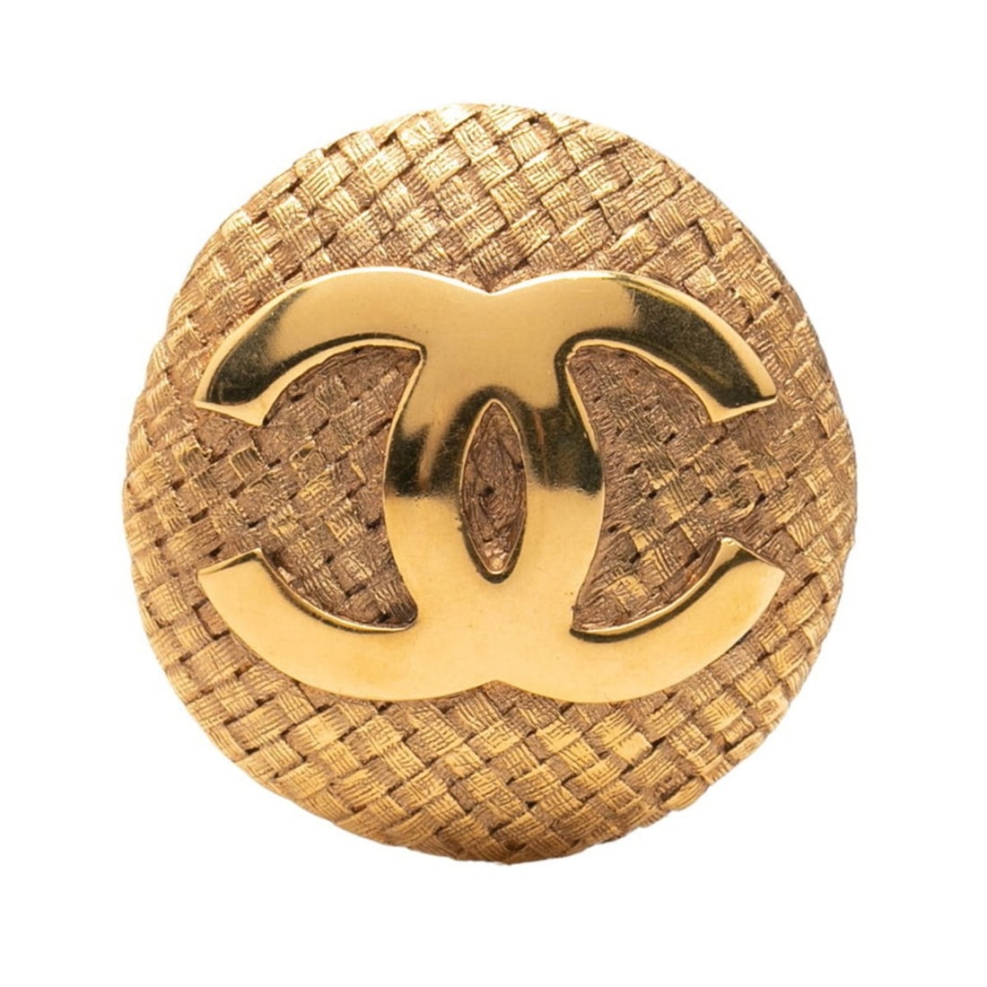 CHANEL Coco Mark Vintage Brooch Gold Plated Women's: --- Catalog ---Category: SizeSize (HxWxD): 4.15cm x 4cm / 1.63'' x 1.57''Category: DesignType: BroochColor: GoldGender: WomenCategory: GeneralBrand: Chanel--- Item List ---Section: ConditionRanking: R