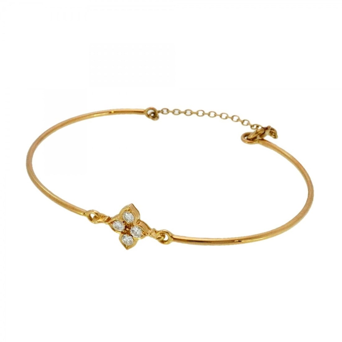 Cartier Hindu Bangle 4PD 18KYG Yellow Gold Diamond Women's (1 of 17)