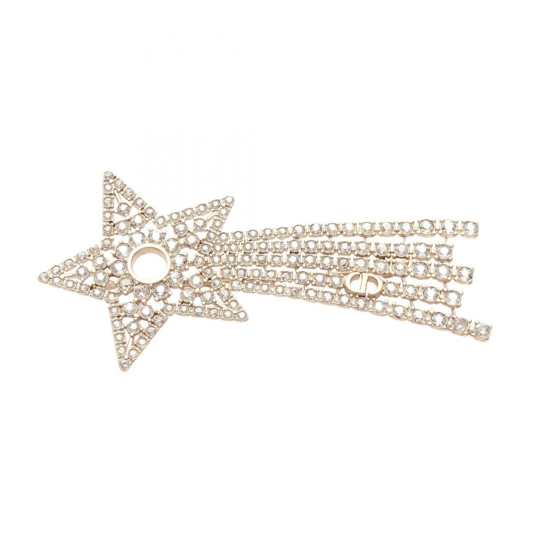 Christian Dior Dior Night Herbarium Brooch with Gold-Plated Rhinestones, Available in Gold and Clear: --- Catalog ---Category: SizeSize (HxWxD): 3cm x 6.5cm / 1.18'' x 2.55''Category: DesignType: BroochColor: GoldStone: RhinestoneFinish: Gold platedGender: WomenStone Color: ClearCategory: GeneralBrand