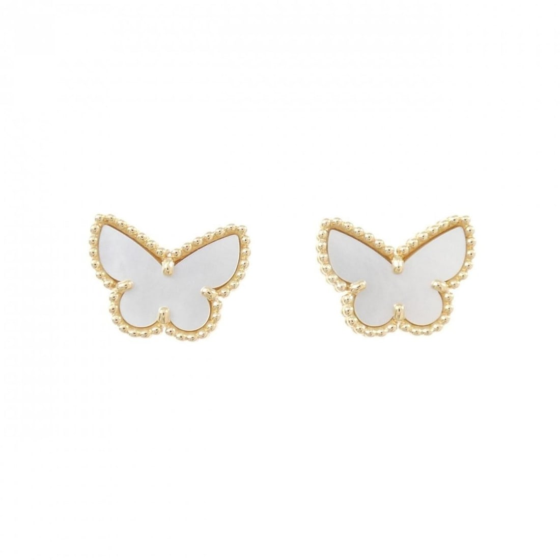 Van Cleef & Arpels Sweet Alhambra Papillon Earrings: --- Catalog ---Category: SizeSize (HxWxD): 8.10mm x 10.70mm / 0.32'' x 0.42''Category: DesignType: Stud earringsColor: GoldGender: WomenMaterial: Yellow gold (18K)Category: GeneralBrand: Van Cleef &