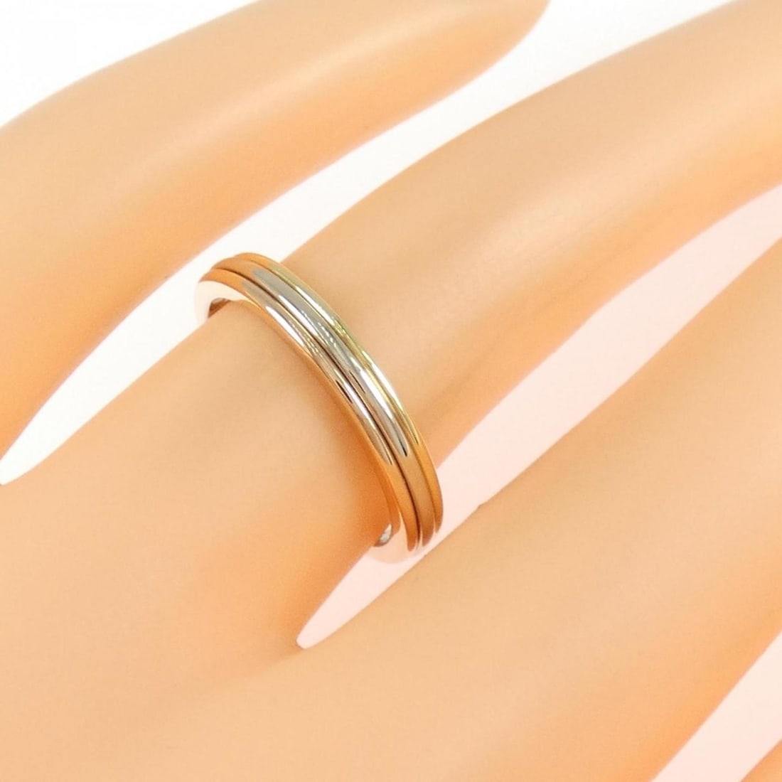 Cartier Three-Gold Wedding Ring - 4