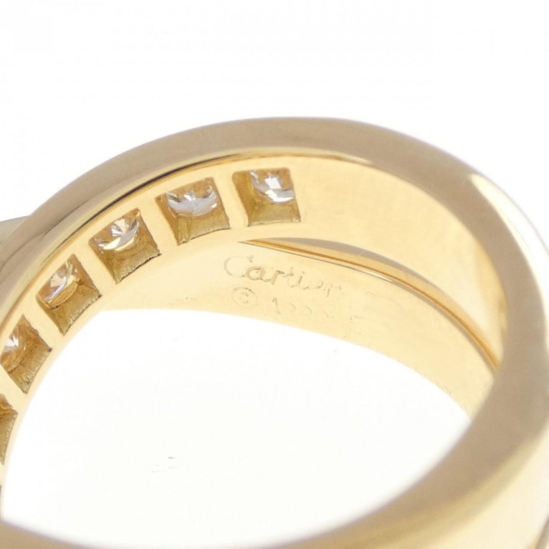 Cartier Paris Half Diamond Ring - 4
