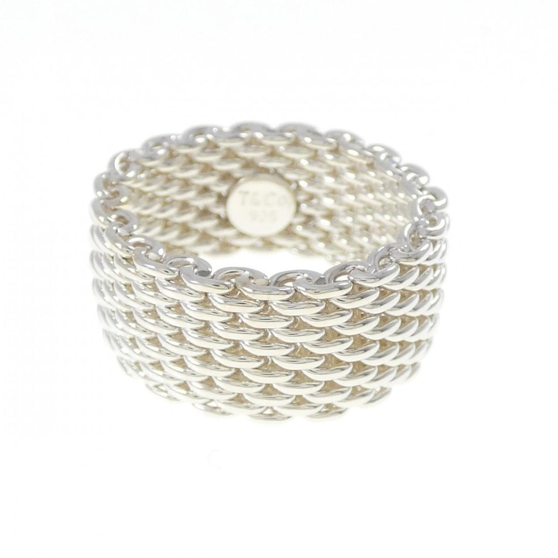Tiffany mesh ring: --- Catalog ---Category: SizeJP Size: 13.5US Size: 6.5Category: DesignType: Band ringGender: WomenMaterial: Silver 925Category: GeneralBrand: Tiffany--- Item List ---Section: ConditionRanking: Rank A