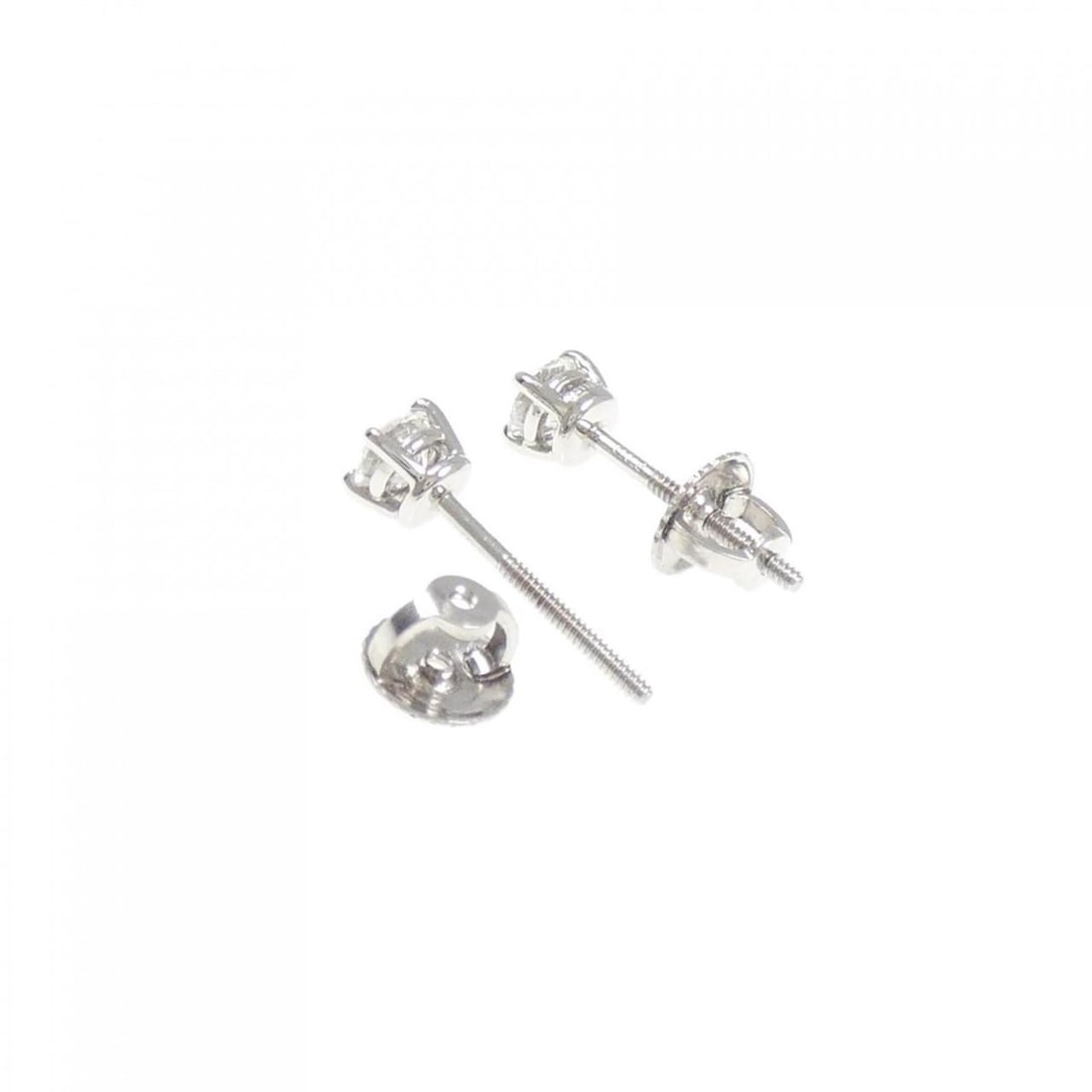Tiffany solitaire earrings - 3