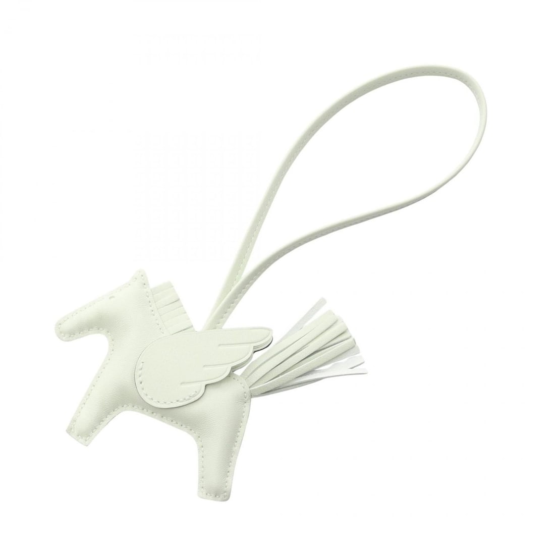 Hermes Hermès Rodeo Pegasus PM Charm Leather Anjou Milo Swift Women's Green Vert Peppermint: --- Catalog ---Category: DesignType: Handbag charmColor: Green, VertGender: WomenMaterial: Agneau Milo, Swift leatherCategory: GeneralBrand: Hermes--- Item List ---Section: ConditionRanking: Rank A Us