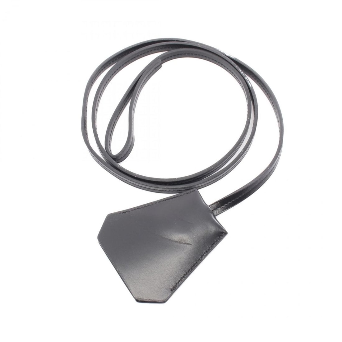 Hermès HERMES Crochet Charm Accessory, Calfskin Box Calf Leather, Women's, Black (1 of 10)