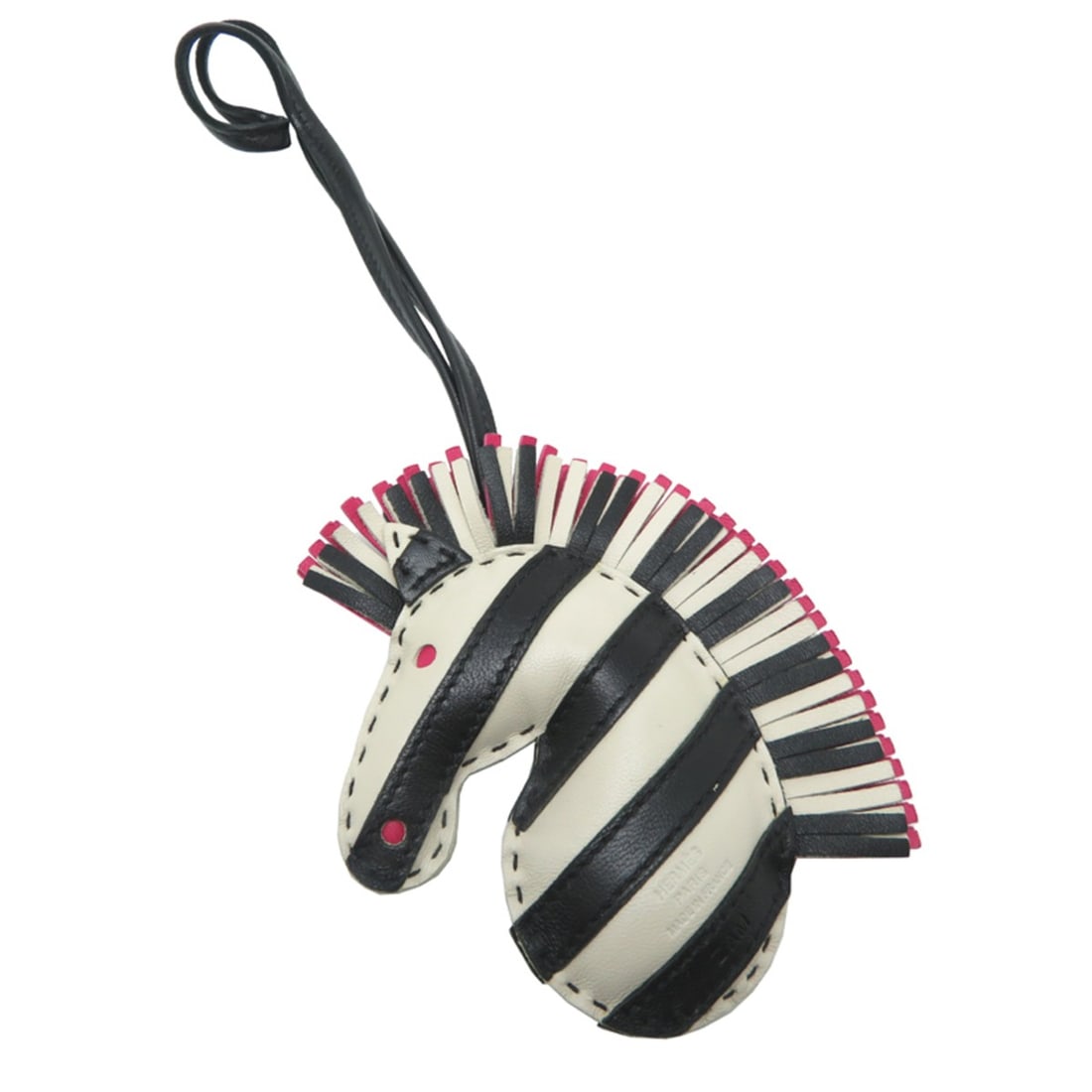 Hermes Hermès ZG Savanna Z Stamp 2021 Women's Charm Anjo Miro Black x Noir Rose Mexico (1 of 18)