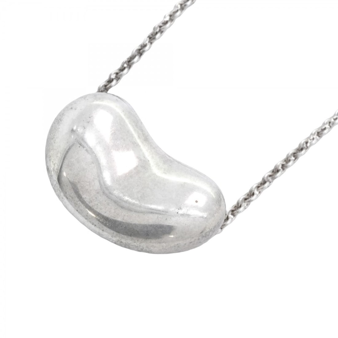 Tiffany Bean Necklace, Silver 925, Women's: --- Catalog ---Category: SizePendant Size: 13mm x 20.5mm / 0.51'' x 0.8''Neck Circumference: 41 cm / 16.14''Category: DesignGender: WomenMaterial: Silver 925Necklace Type: NecklaceCategory: